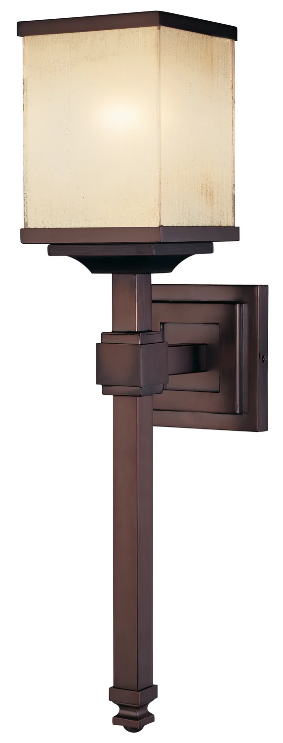 Underscore One Light Wall Sconce in Cimmaron Bronze