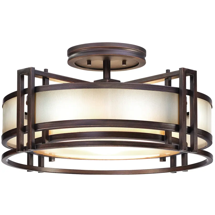 Underscore 3-Light Semi-Flush Ceiling Light