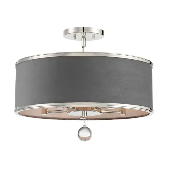 Luxour 5-Light Convertible Pendant in Polished Nickel - Image 3