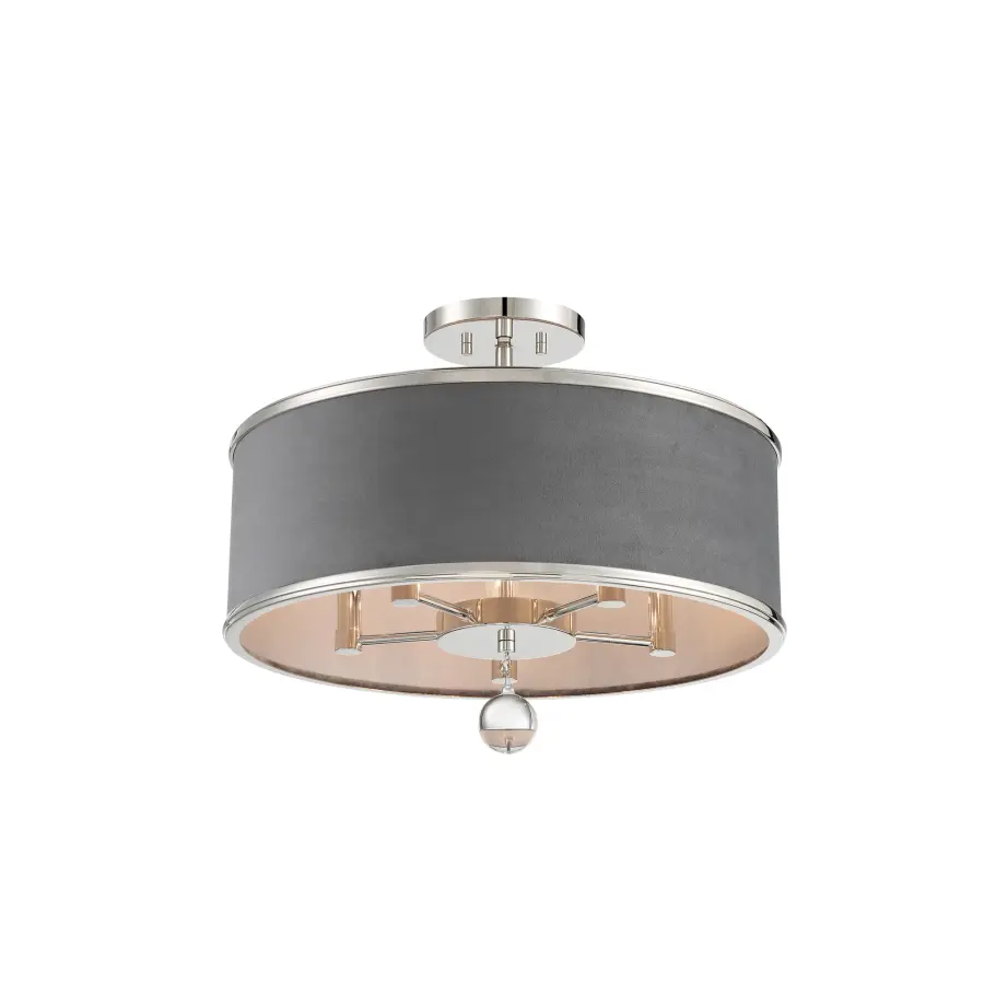 Luxour 5-Light Convertible Pendant in Polished Nickel - Image 5
