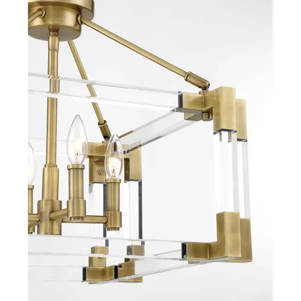 Prima Vista 4-Light Semi-Flush Ceiling Light - Image 2