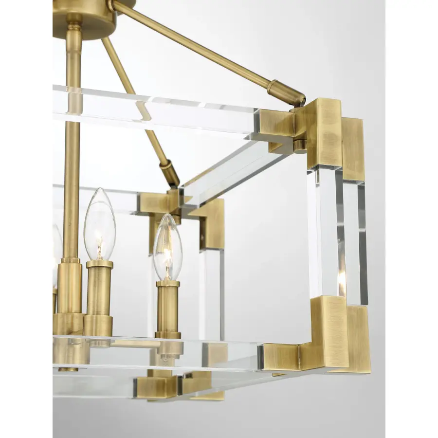 Prima Vista 4-Light Semi-Flush Ceiling Light - Image 4