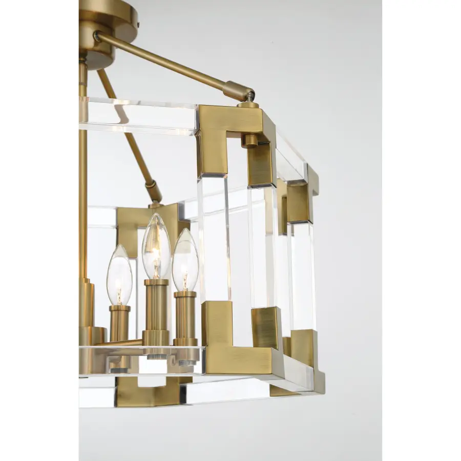 Prima Vista 6-Light Semi-Flush Mount Pendant - Image 2