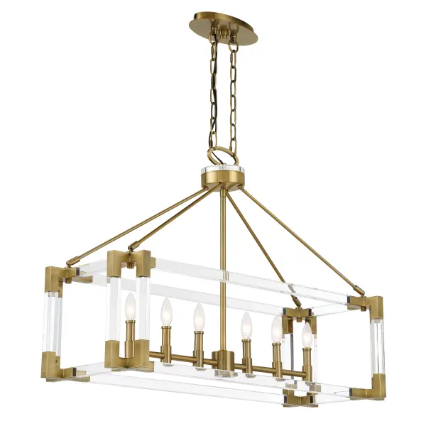 Prima Vista 6-Light Island Chandelier - Image 4
