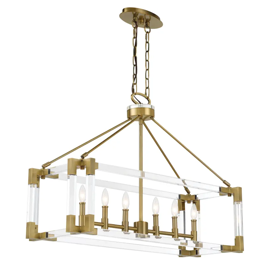 Prima Vista 6-Light Island Chandelier - Image 4