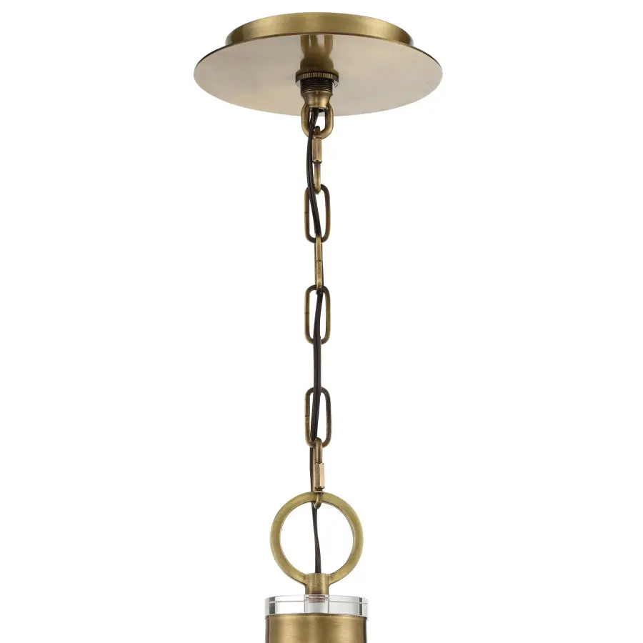 Prima Vista 8-Light Chandelier in Aged Antique Brass - Image 5