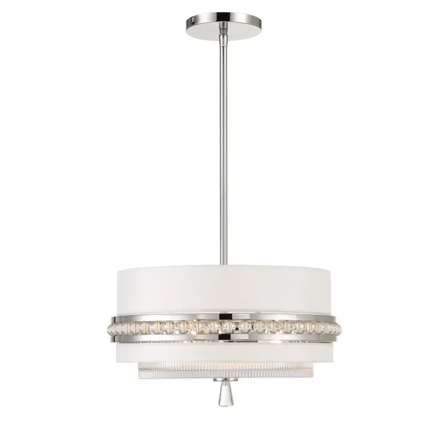 Sutton 3-Light Semi-Flush Pendant by Robin Baron - Image 4