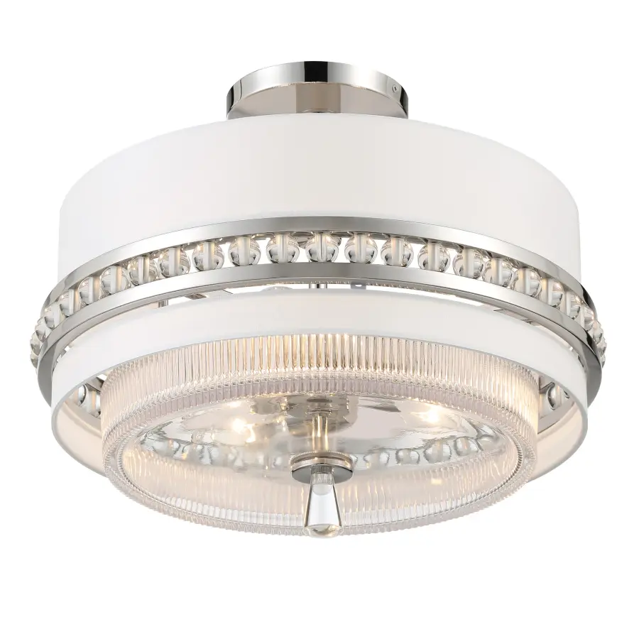 Sutton 3-Light Semi-Flush Pendant by Robin Baron - Image 6