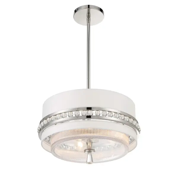 Sutton 3-Light Semi-Flush Pendant by Robin Baron - Image 9