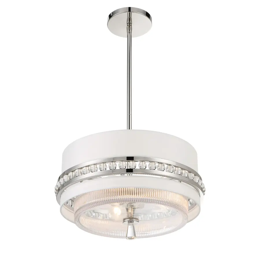 Sutton 3-Light Semi-Flush Pendant by Robin Baron - Image 9