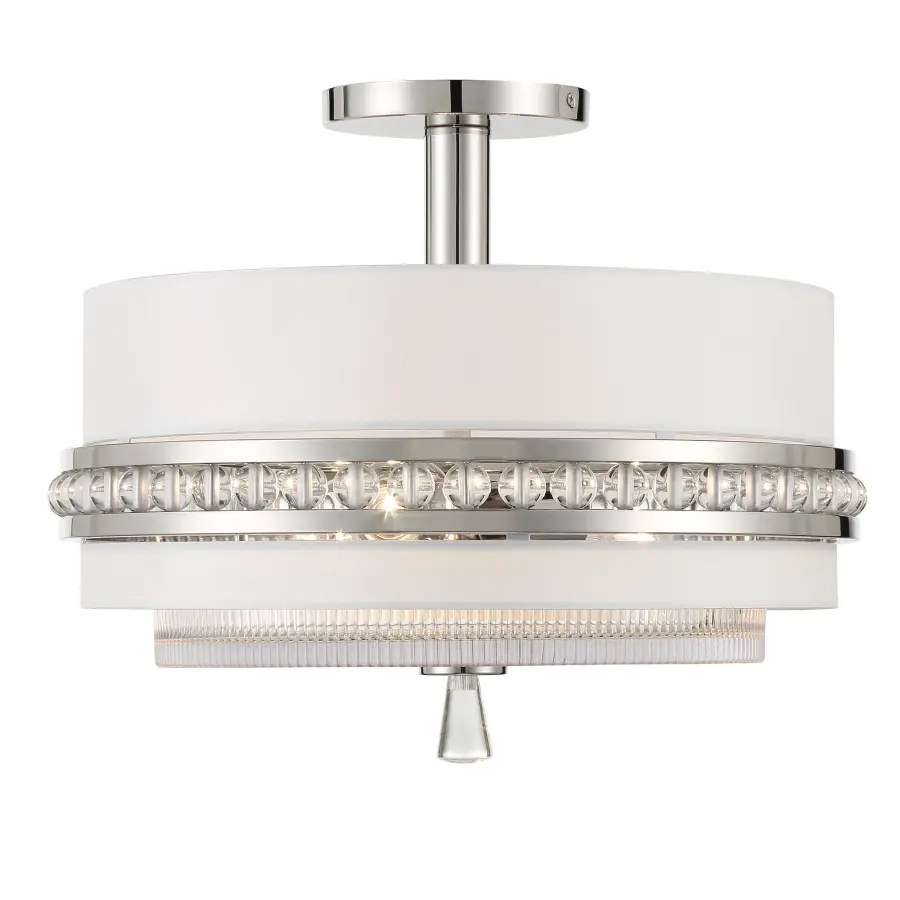 Sutton 3-Light Semi-Flush Pendant by Robin Baron - Image 10