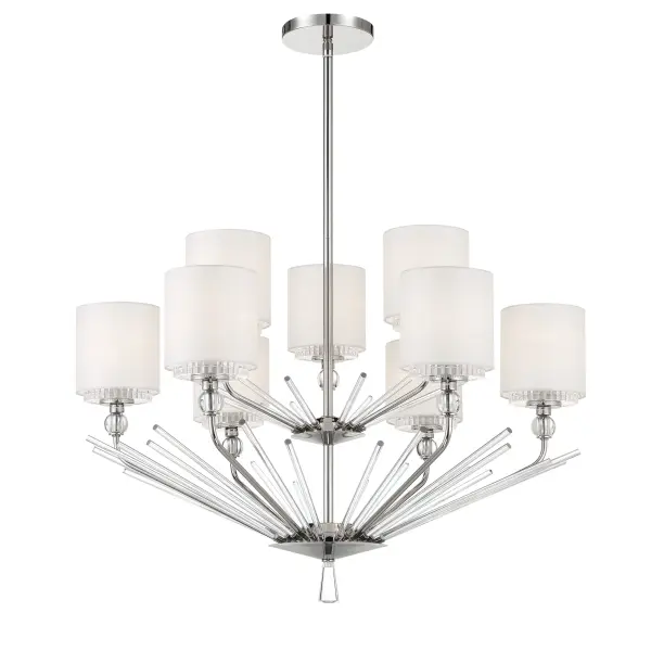 Sutton 9-Light Chandelier by Robin Baron - Image 1