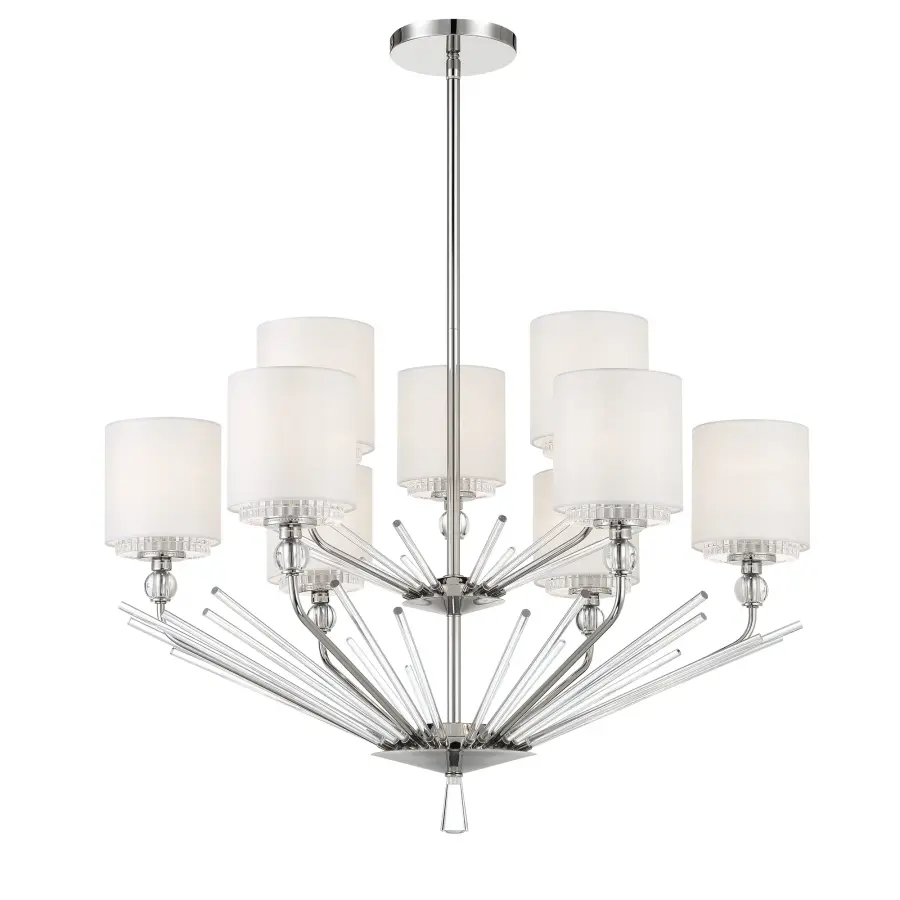 Sutton 9-Light Chandelier by Robin Baron - Image 1