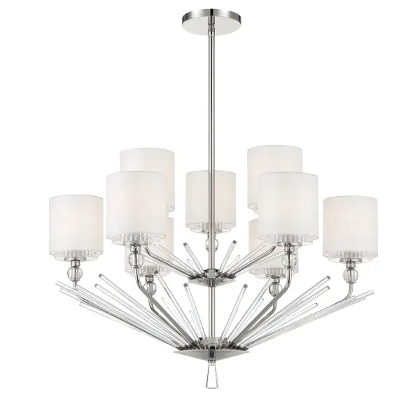 Sutton 9-Light Chandelier by Robin Baron - Image 2