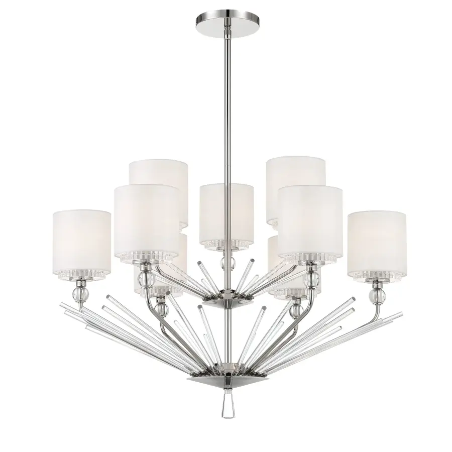 Sutton 9-Light Chandelier by Robin Baron - Image 2