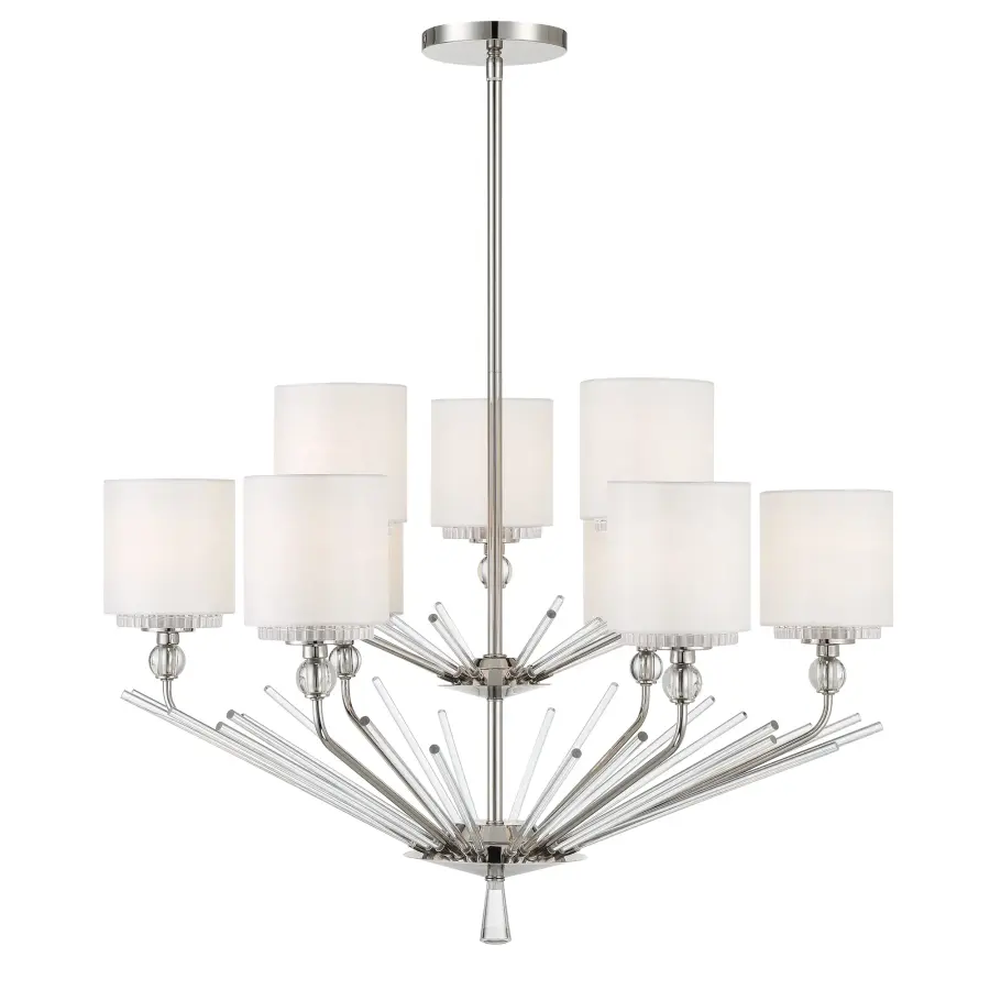 Sutton 9-Light Chandelier by Robin Baron - Image 3
