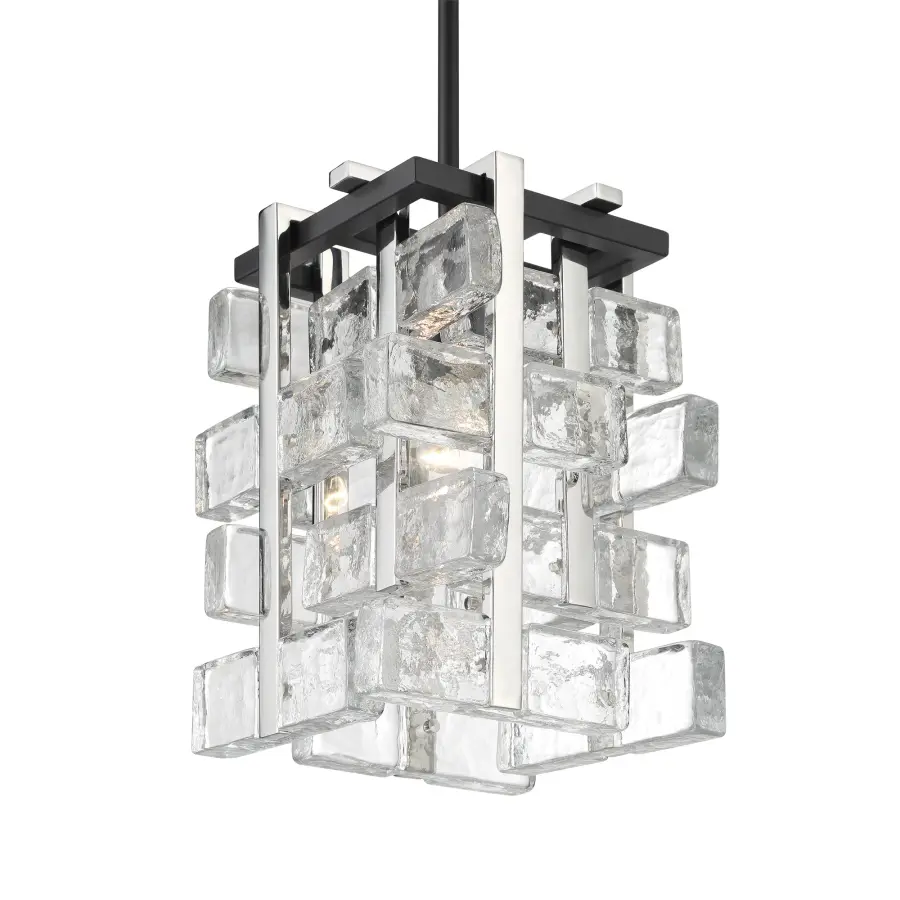 Painesdale 1-Light Mini Pendant in Sand Coal and Polished Nickel - Image 2