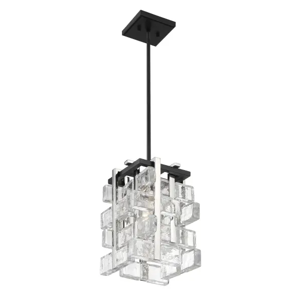 Painesdale 1-Light Mini Pendant in Sand Coal and Polished Nickel - Image 3