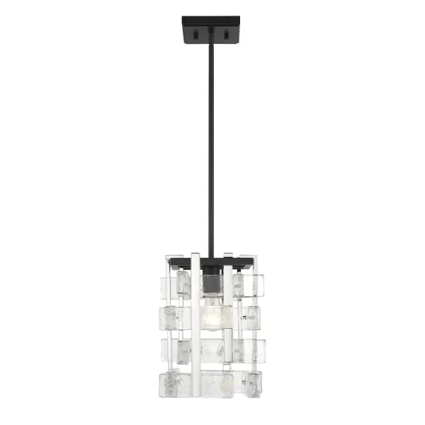 Painesdale 1-Light Mini Pendant in Sand Coal and Polished Nickel - Image 5