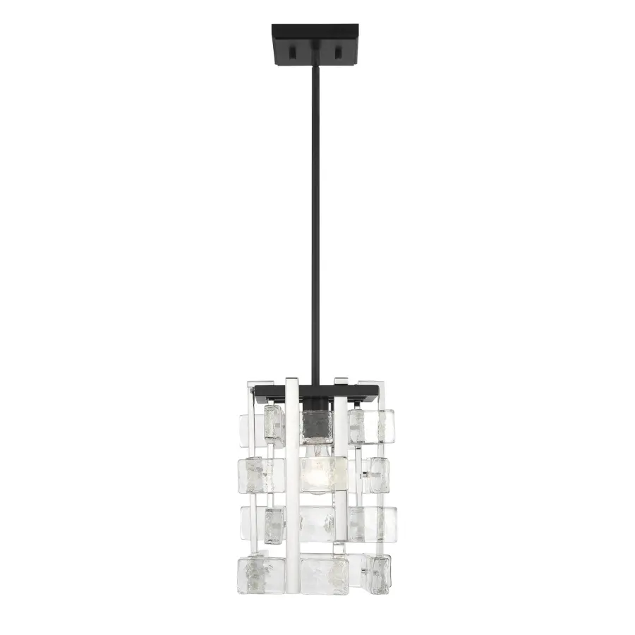 Painesdale 1-Light Mini Pendant in Sand Coal and Polished Nickel - Image 5