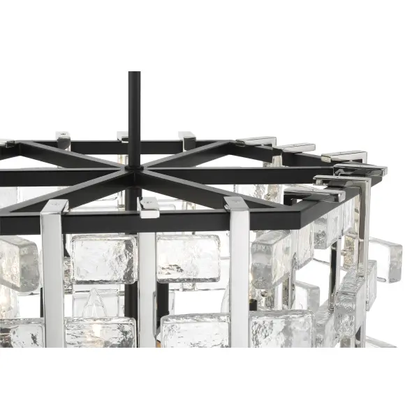 Painesdale 6-Light Pendant in Sand Coal and Polished Nickel - Image 3