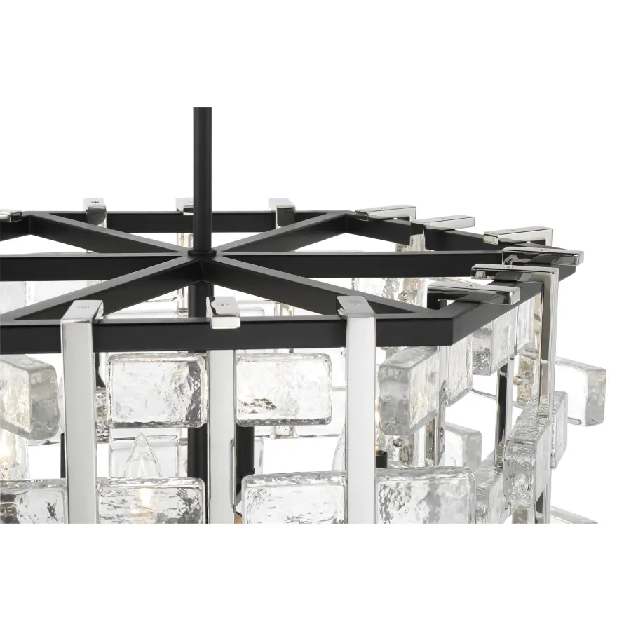 Painesdale 6-Light Pendant in Sand Coal and Polished Nickel - Image 3