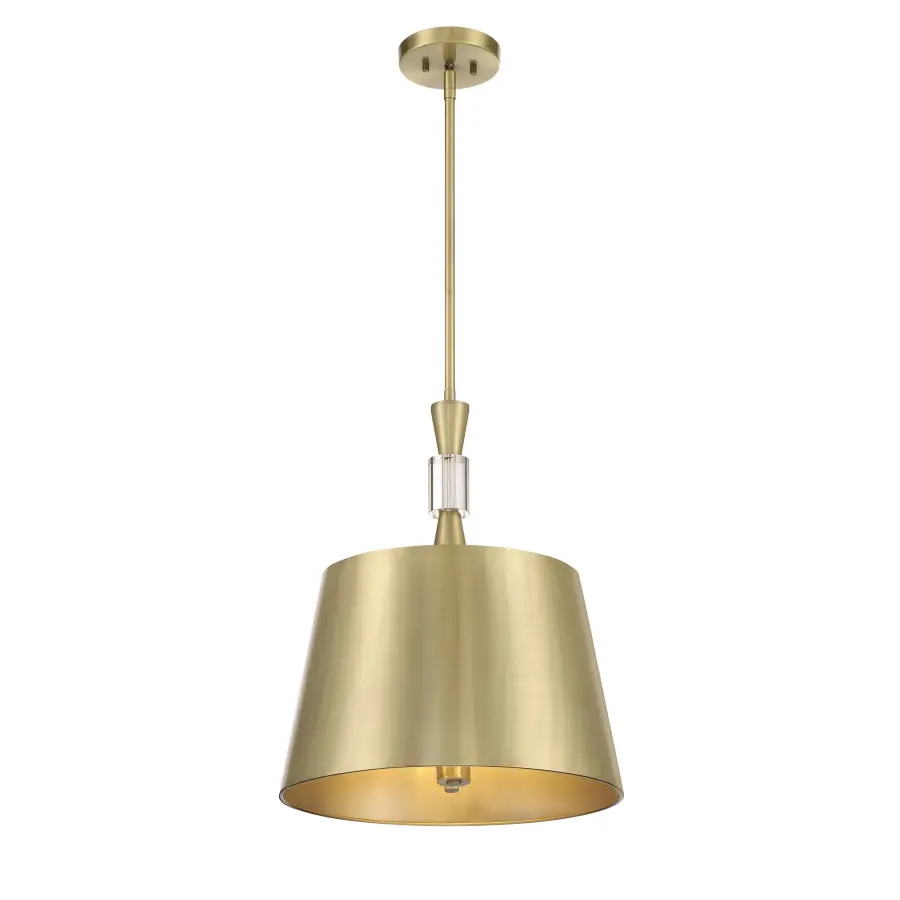 Baratti 3-Light Pendant with Wood and Crystal Accents - Image 9