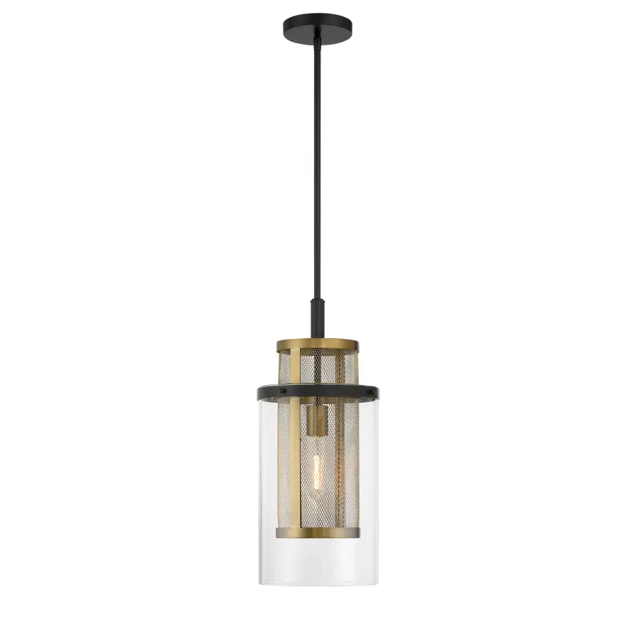 Designer Industrial Pendant with Mixed Metal Sophistication - Image 5