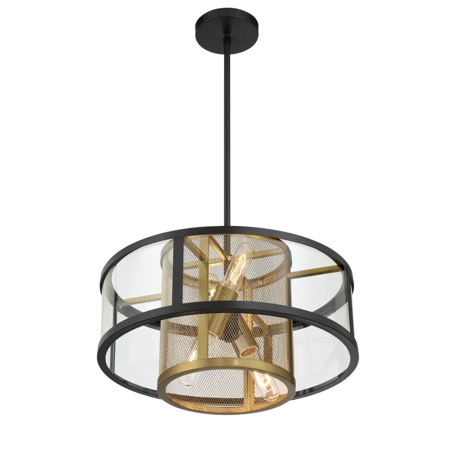 SoHo 4-Light Pendant & Semi-Flush by Robin Baron - Image 7
