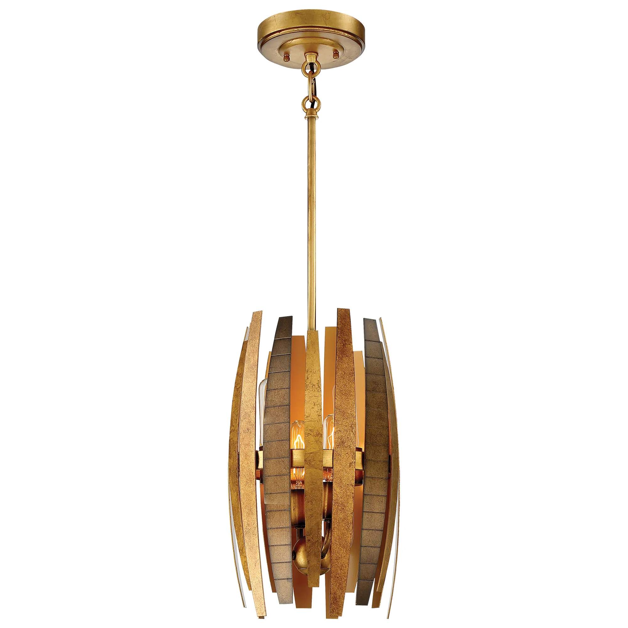 Manitou 4-Light Mini Pendant in Ardor Gold