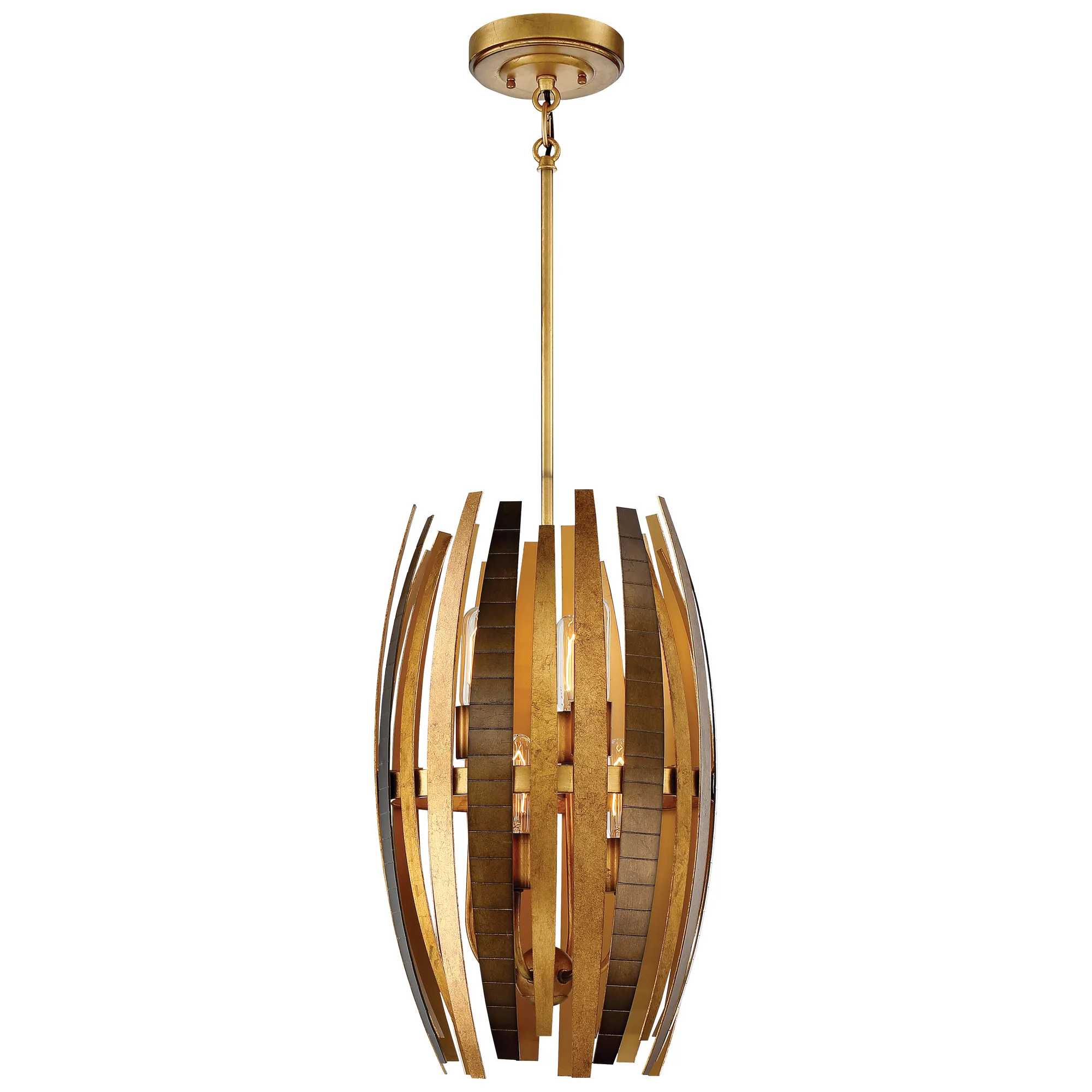 Manitou 6-Light Pendant in Ardor Gold