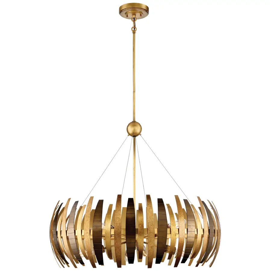 Manitou 8-Light Chandelier in Ardor Gold