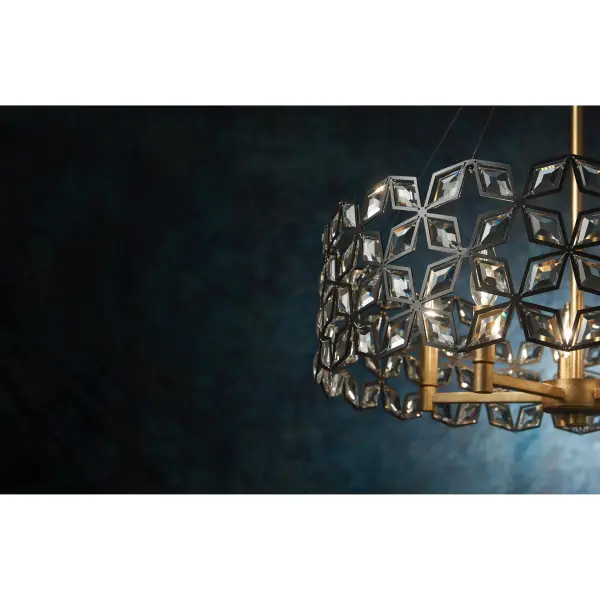 BrookCrest 5-Light Crystal Pendant - Image 2