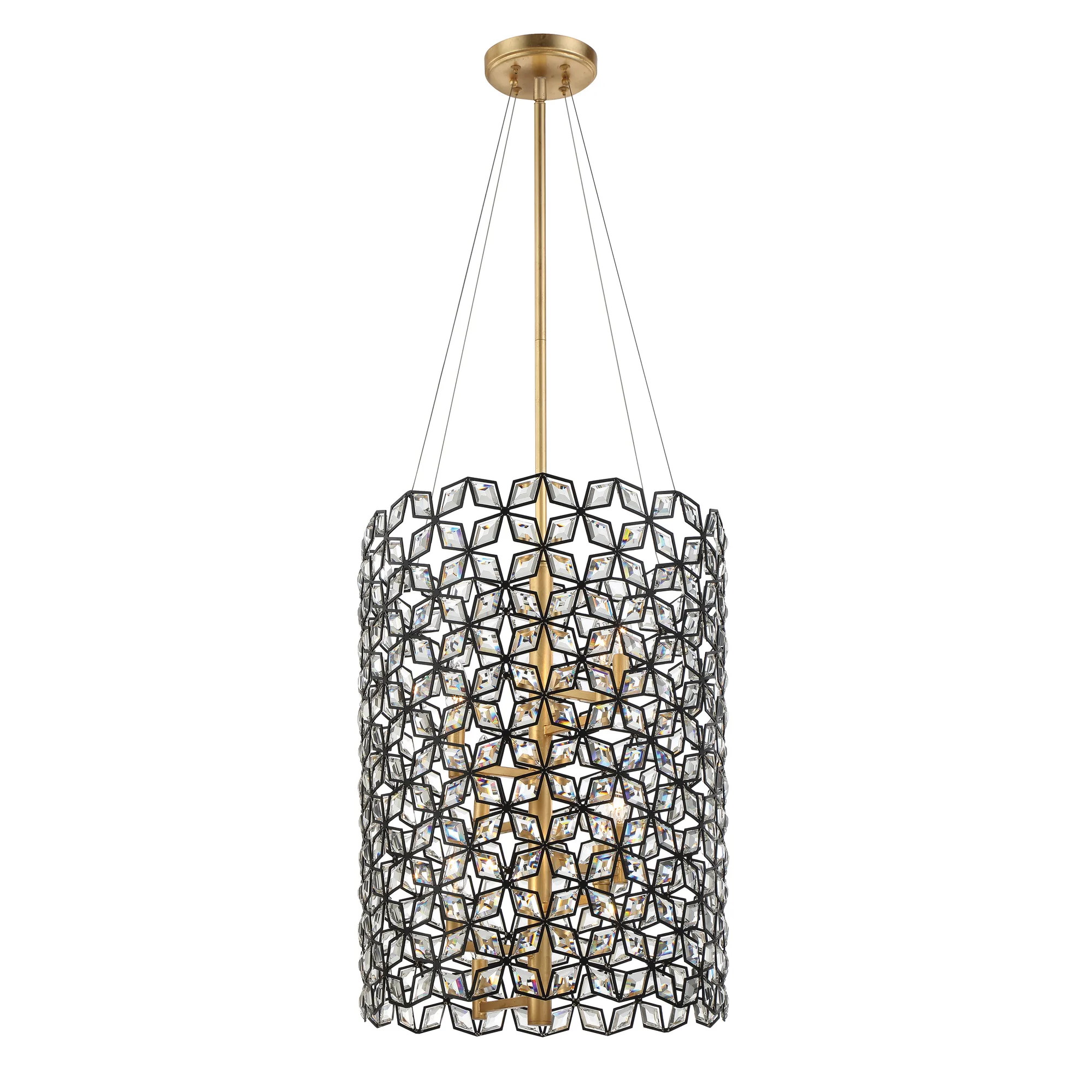 Brookcrest 8-Light Crystal Pendant
