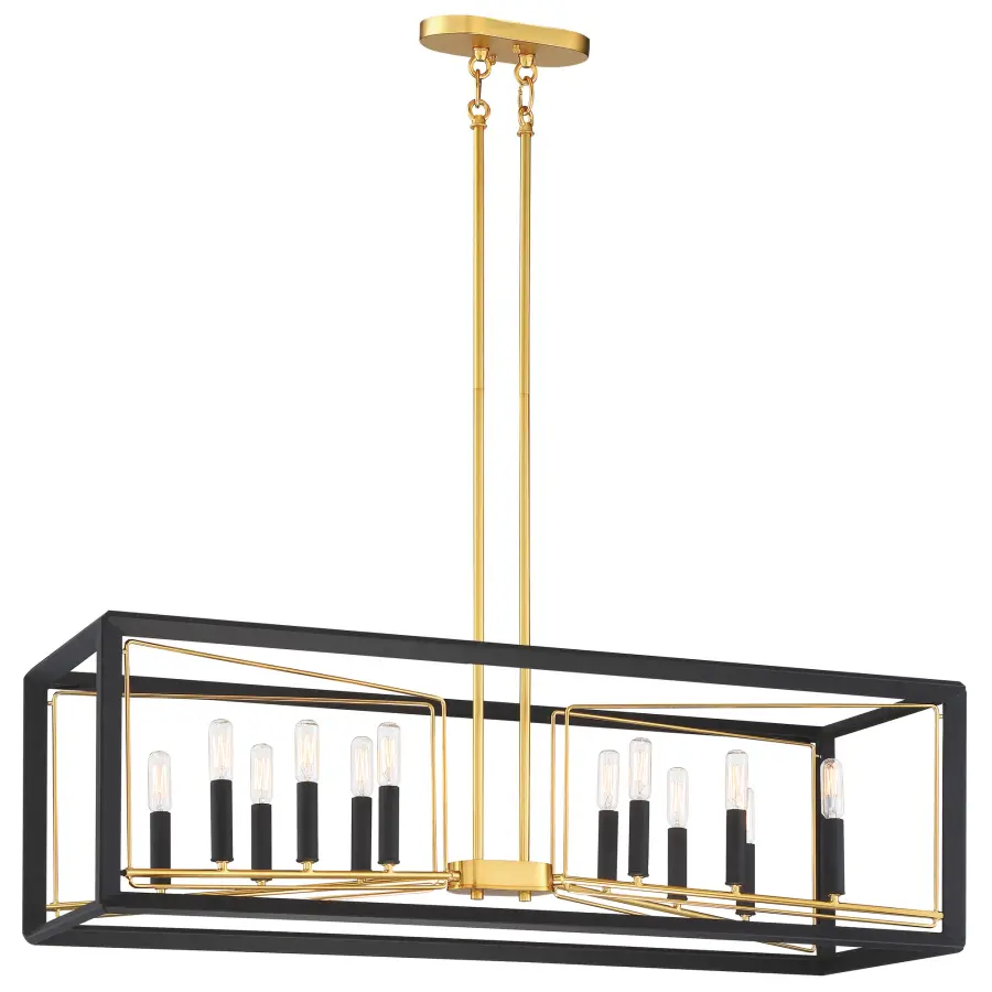 Sable Point 12-Light Island Chandelier