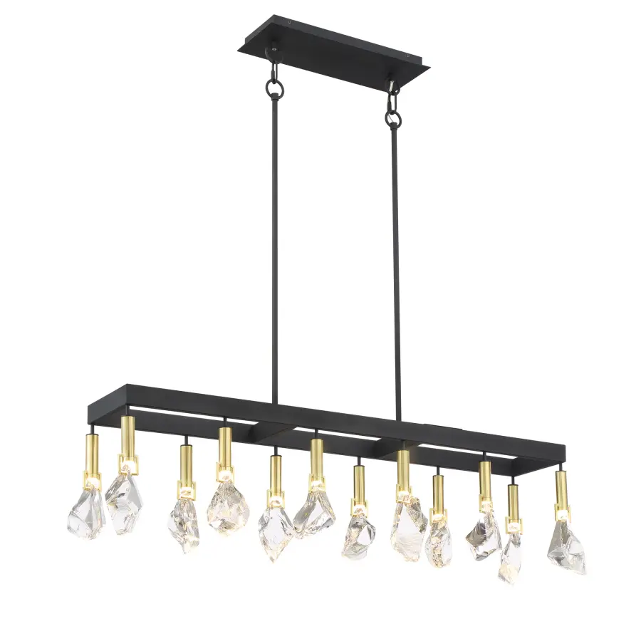 Rare Elements 12-Light Island Chandelier - Image 1