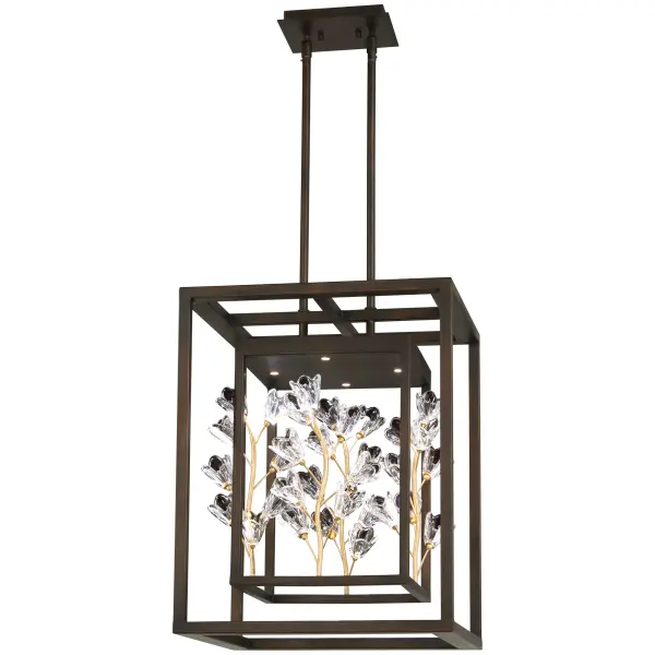 Elegant French-Inspired Pendant with Warm Metallic Finish - Image 2