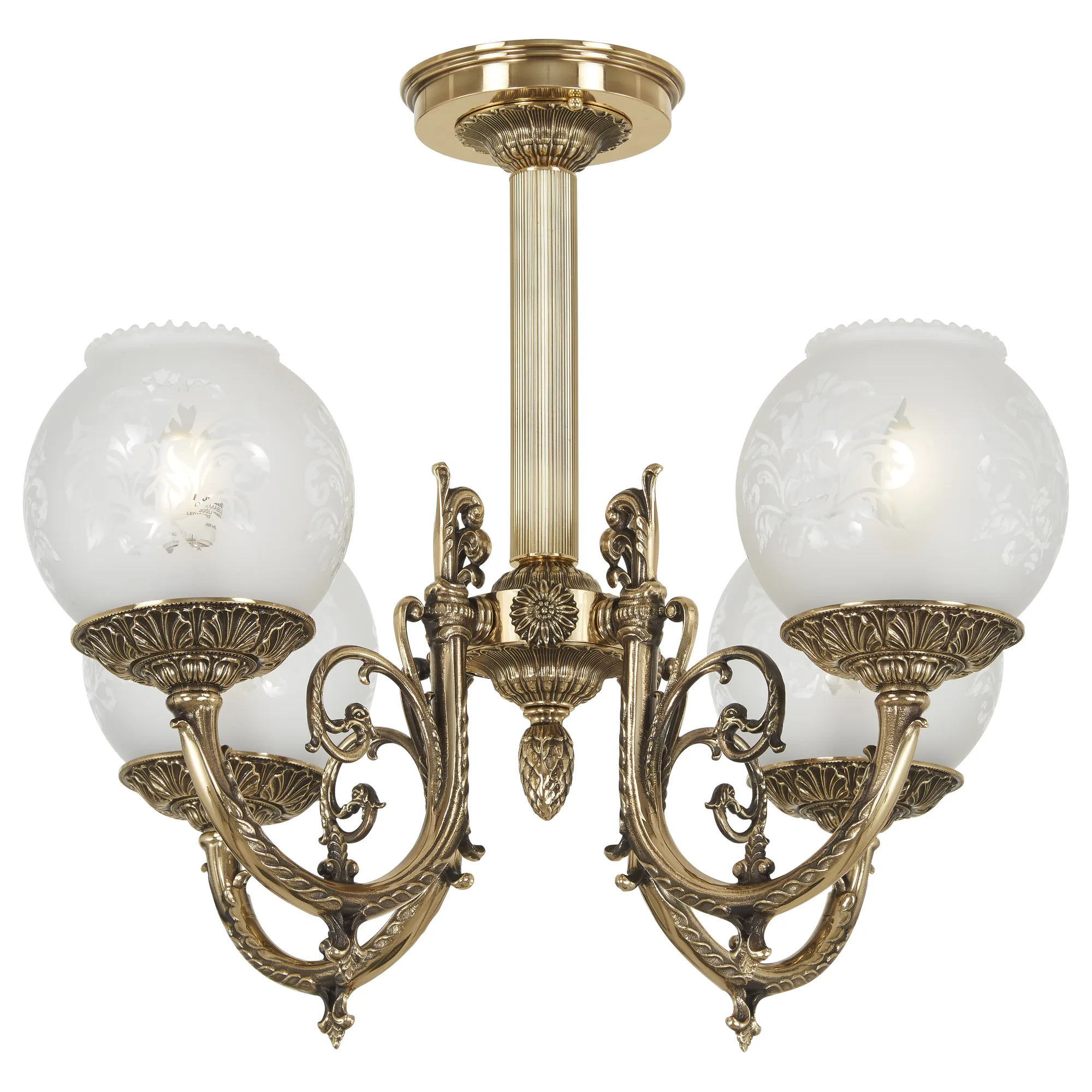 Metropolitan 4-Light Semi-Flush Ceiling Light