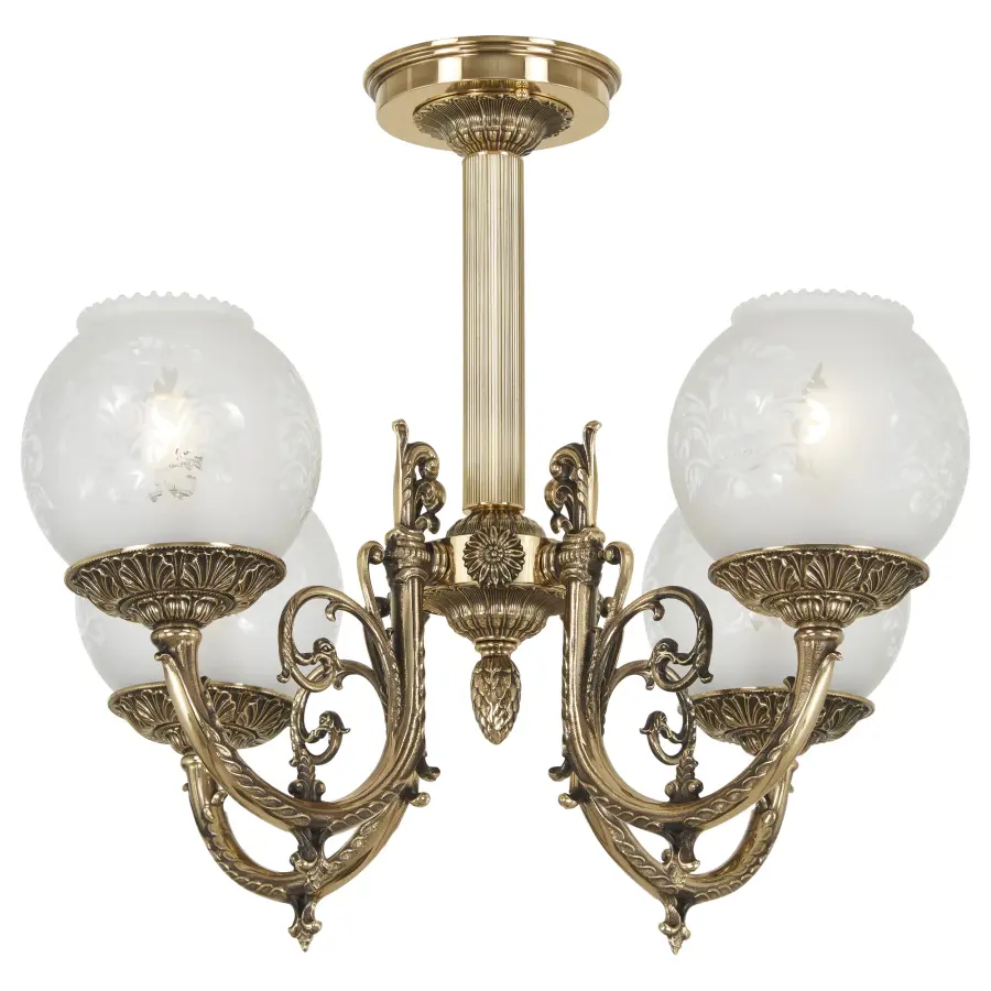 Metropolitan 4-Light Semi-Flush Ceiling Light