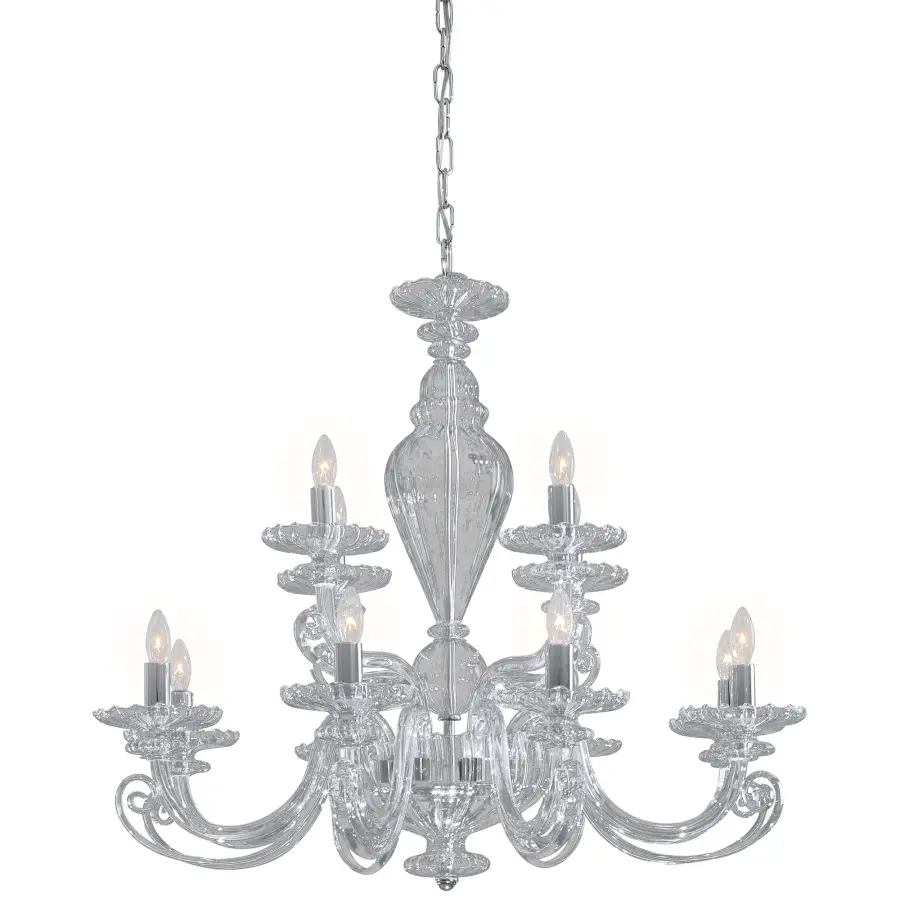 Metropolitan Family 12-Light Chrome Chandelier