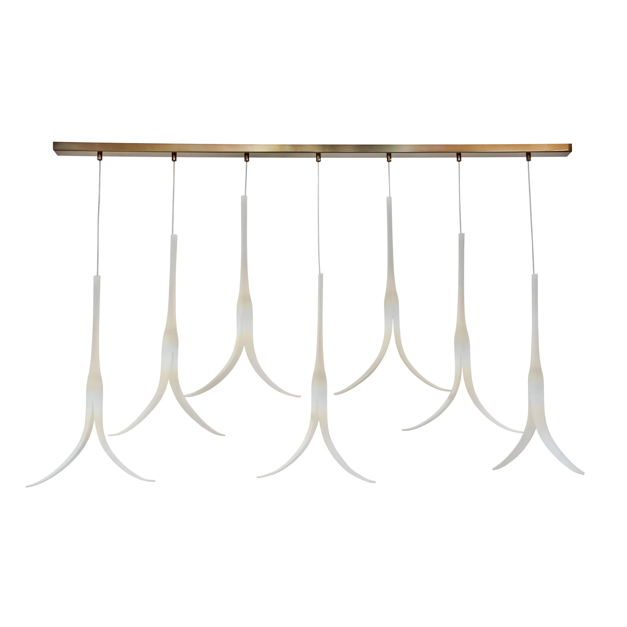Featherly 7-Light Island Chandelier