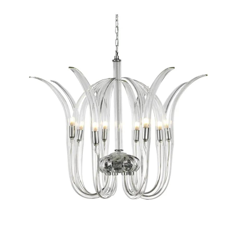 Elegant Crystal Pendant Brings Sophisticated Sparkle to Any Space