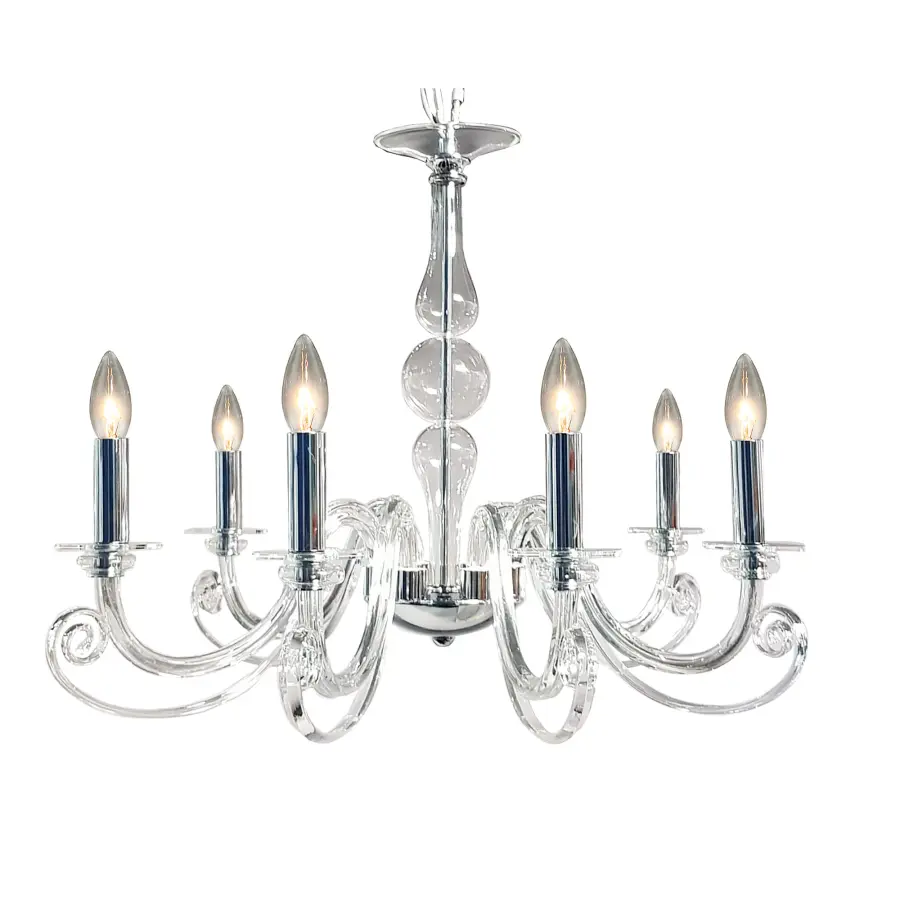 Eirene 6-Light Crystal Chandelier