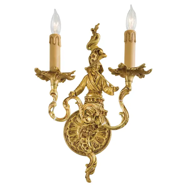 This artisan wall sconce showcases Old World craftsmanship with Lost Wax casting technique. The warm Sunset Gold finish and traditional brass construction bring timeless sophistication to transitional interiors.
