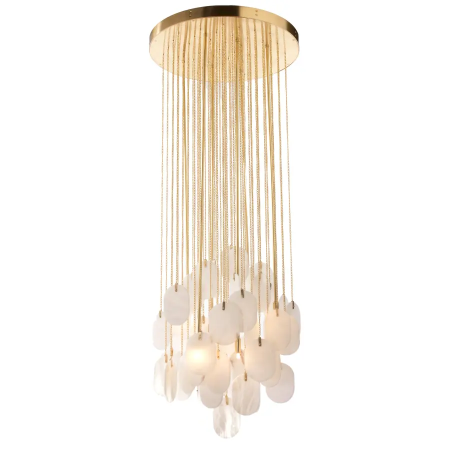 Constaledo 6-Light Pan Pendant in Brass