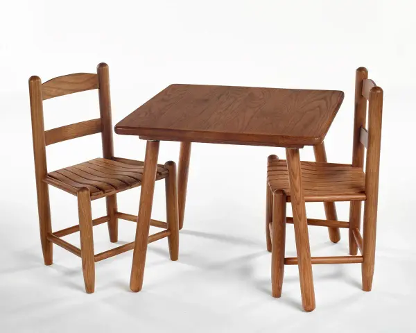 Perfect for tea parties, schoolwork, art sessions and able to withstand pretend play like mountain climbing, fort building, and stuffed animal ER.