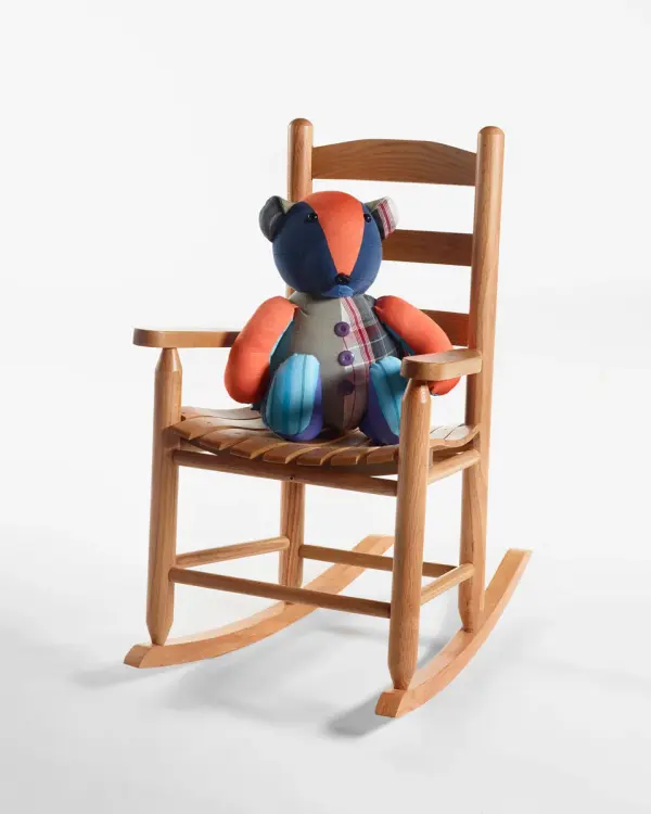 We’ve all heard the story of “Goldilock and the Three Bears” – this rocker is “Baby Bear” approved. Built with care & quality today as tomorrow’s heirlooms.