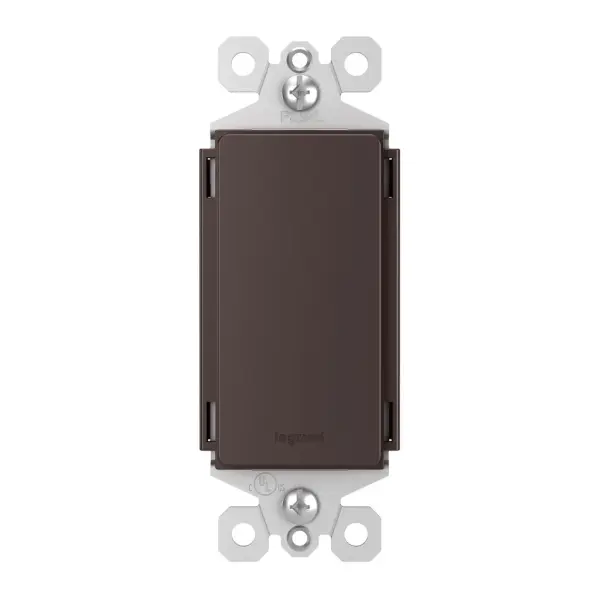 Cover empty electrical boxes without compromising style, with a sleek Wall Plate Insert. Perfect for filling in unused openings from outdated cables or data jacks, while perfectly coordinating with the designer switches and outlets from the radiant Collection.Made exclusively for use with screwless Wall Plates from the radiant Collection, sold separately. Collection: radiant Finish: Dark Bronze Weight: 0.07 lb Country of Origin: China