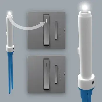 Always find the switch with ease, even in the dark, with this convenient locator light. A great addition to any adorne switch or dimmer. Collection: adorne Finish: Clear Glass: Clear Notes: Locator Status Light Width: 0.20" Height: 4.40" Length: 0.20" Weight: 0.05 lb Light Source: LED Voltage: 125.00 V Country of Origin: China Connection: Wired