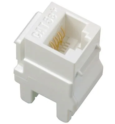 adorne Cat 5e RJ45 Data/Phone Insert in White